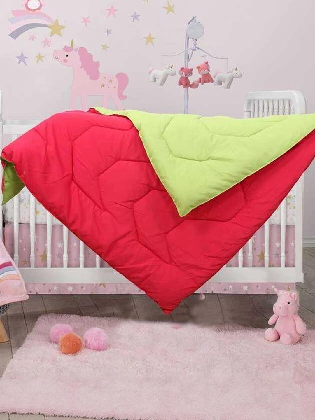 Doristyle Green 250 GSM Solid Microfiber Single Bed Baby Blanket