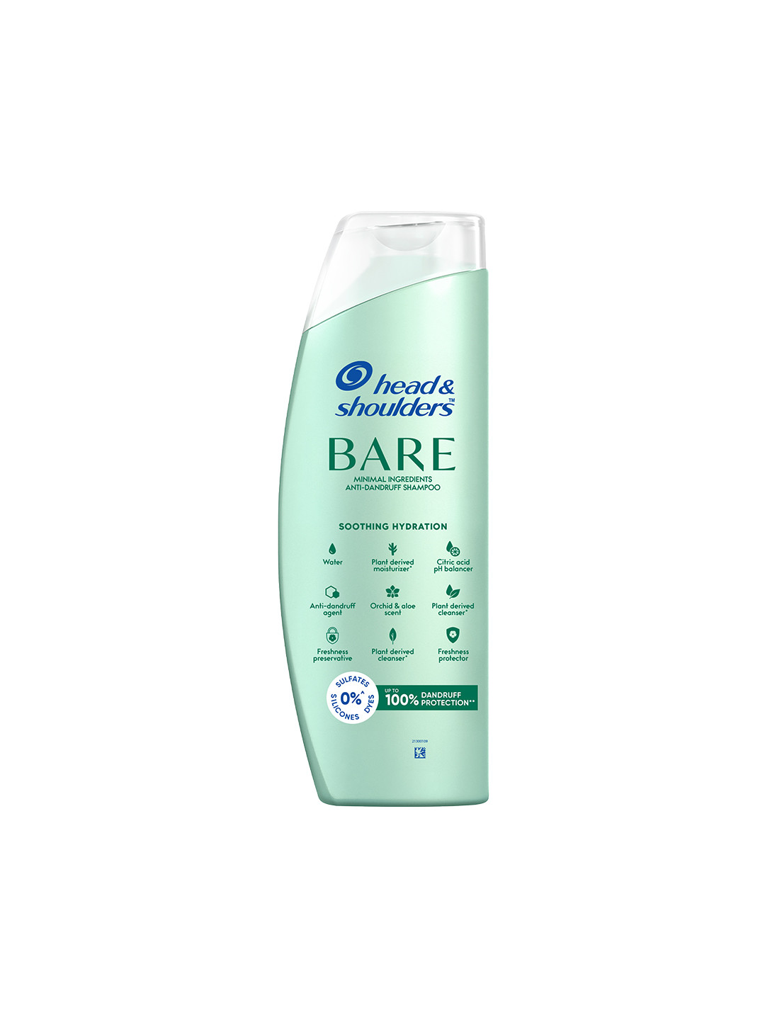 Head & Shoulders Bare Soothing Hydration Sulfate-Free Anti-Dandruff Shampoo - 400ml