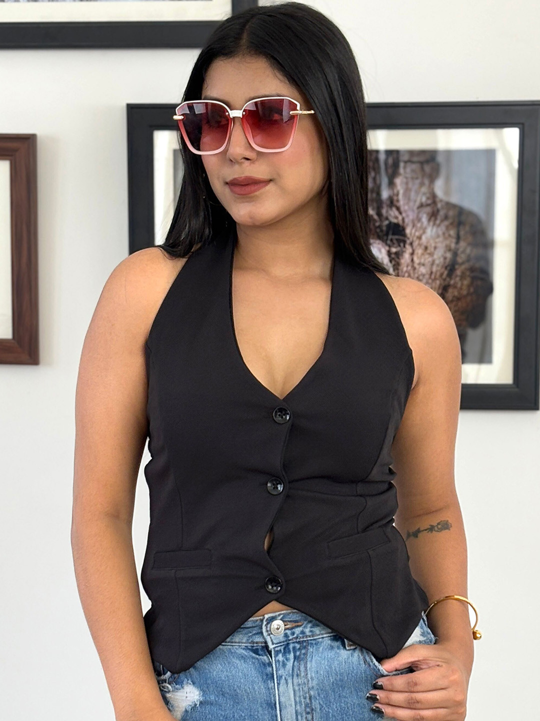 BAESD Single-Breasted Tailored Waistcoat