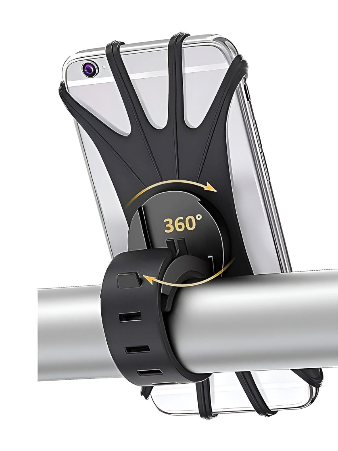 upkaranwale Black Bike & Bicycle Phone Holder