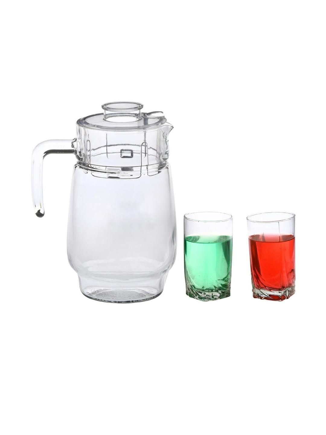 Somil Pack Of 3 Glass Jugs Set