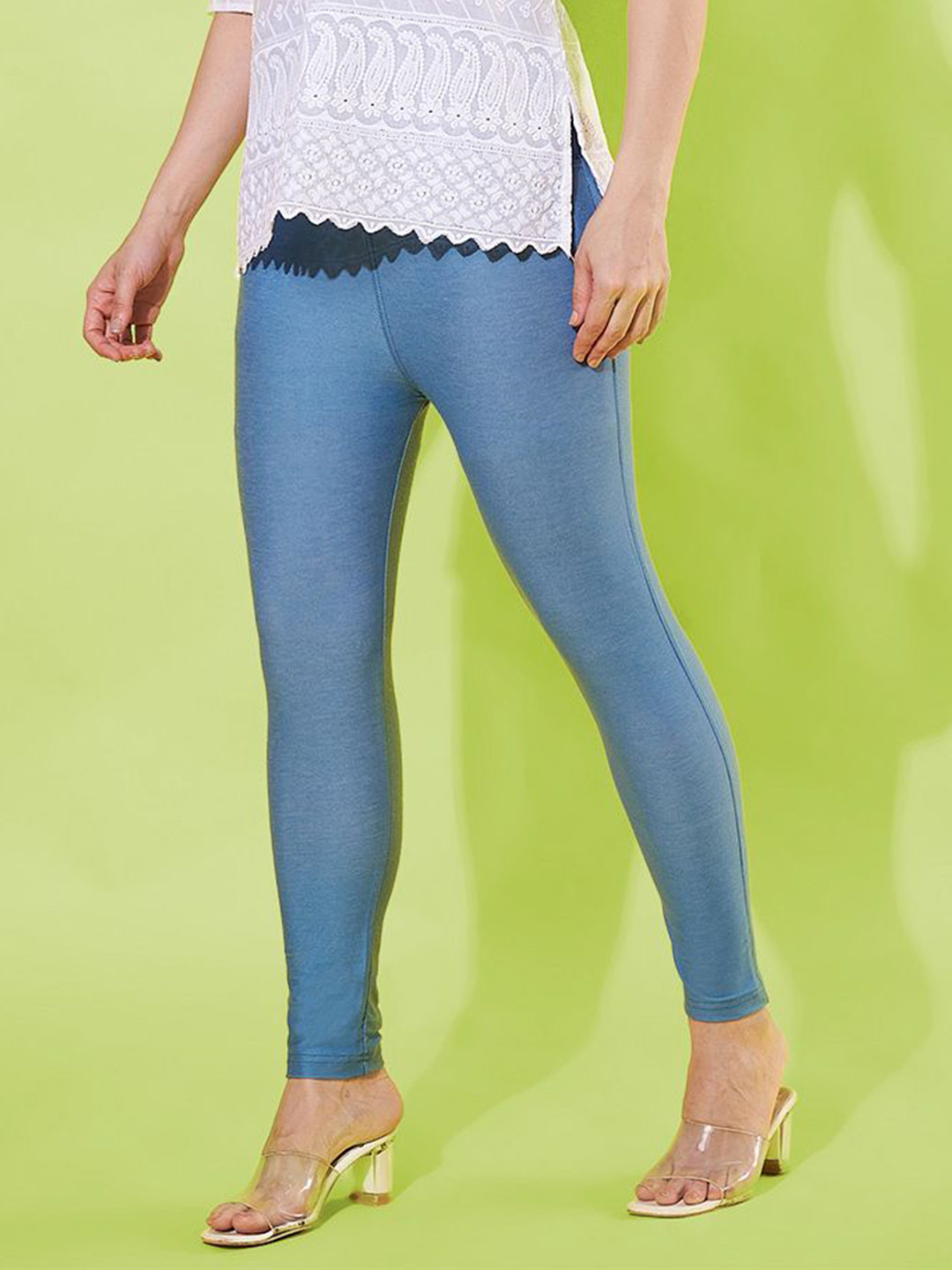 indian flower Women Skinny Fit Jeggings
