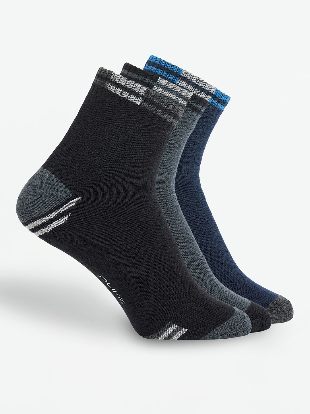 Duke Men 3-Pcs Ankle -Length Socks
