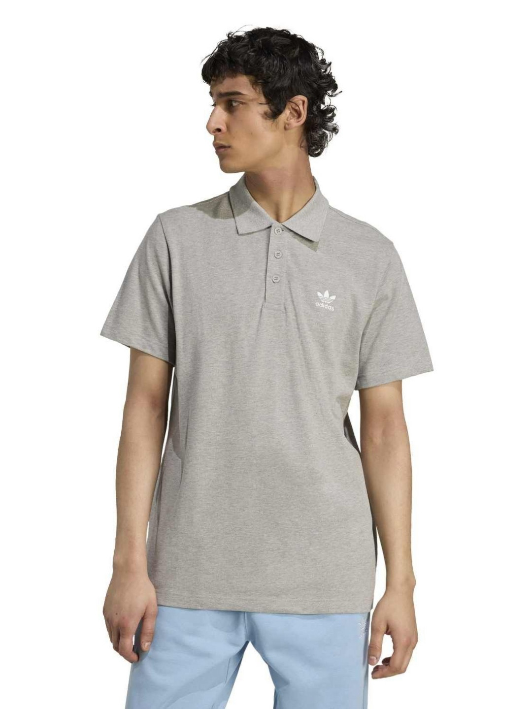 ADIDAS Originals Men Polo Collar Solid T-shirt