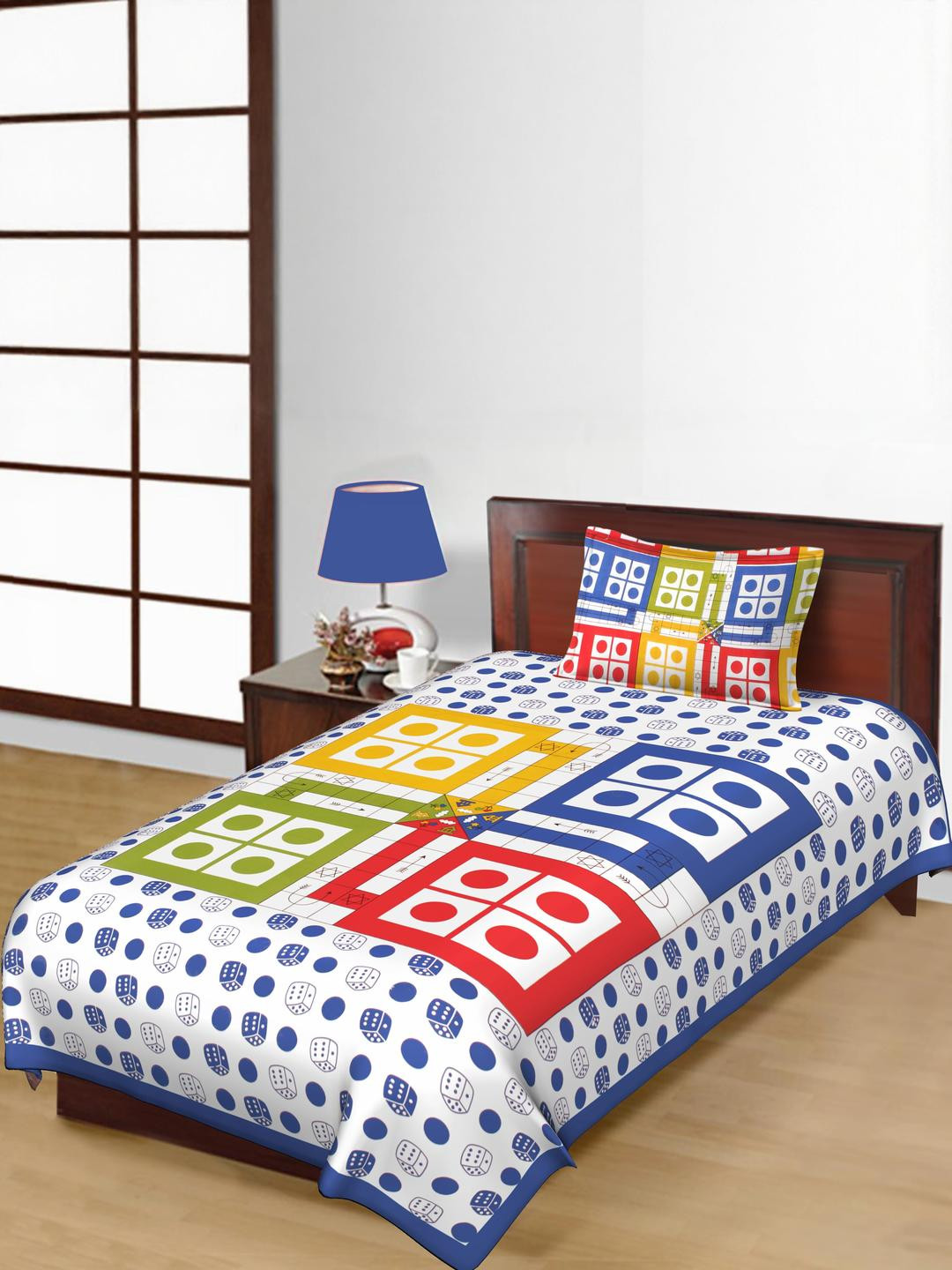 Jaipuri Print Premium Full Length Bedsheet set