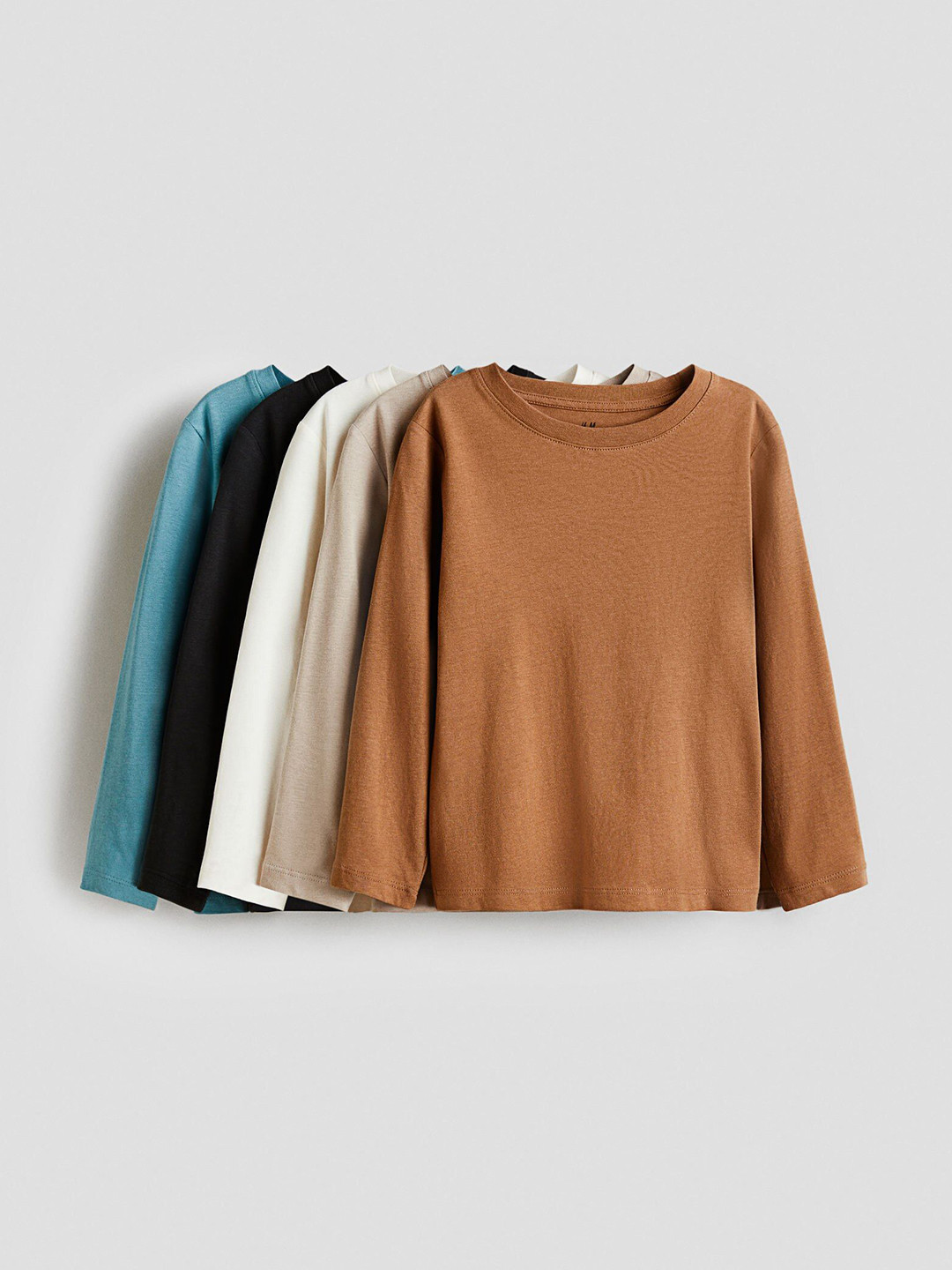 H&M 5-Pack Long-Sleeved T-Shirts