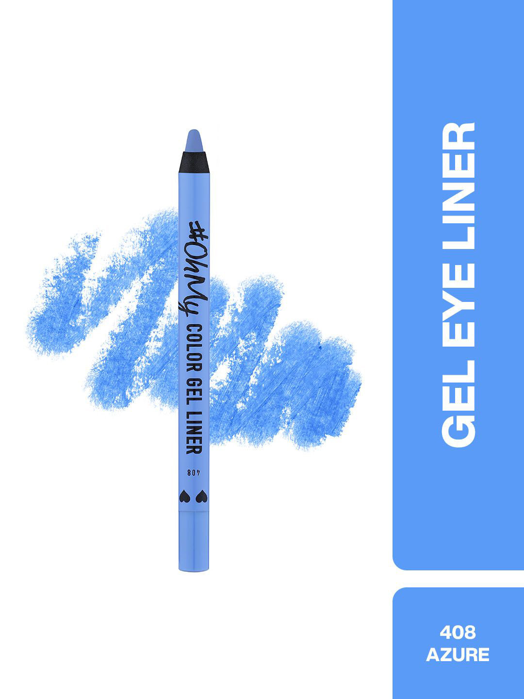 LAMEL Oh My Color Smudge Proof Gel Eye Liner - 1.4 g - Azure 408