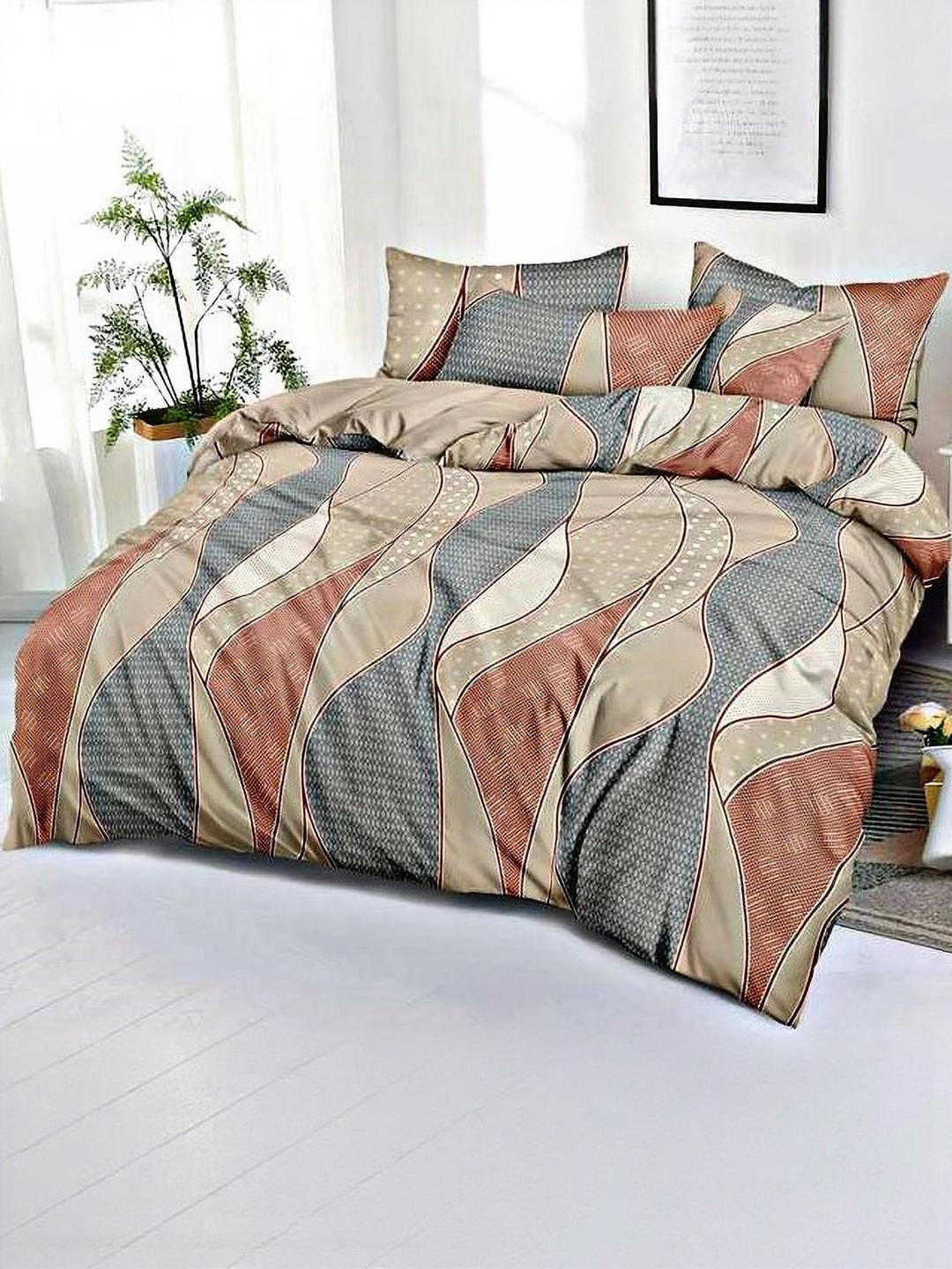 Doristyle Multi 250 GSM Checked Microfiber Single Bed Comforter