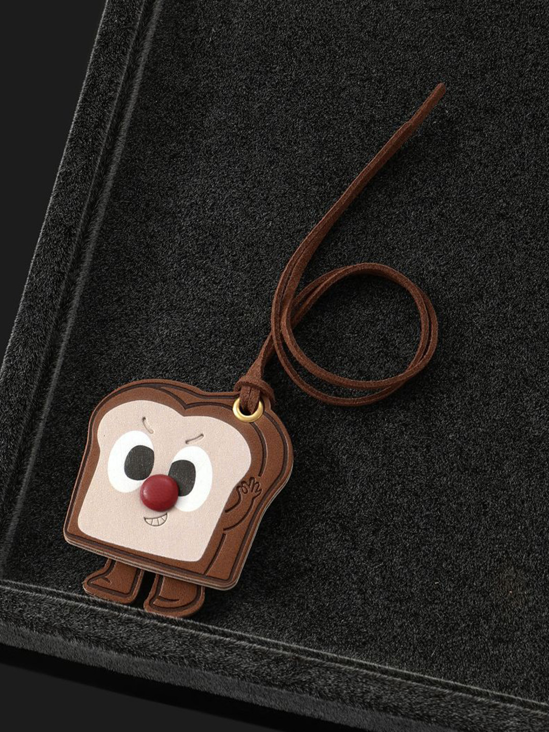 SALTY Leather Toast Bread Handbag & Purse Charm