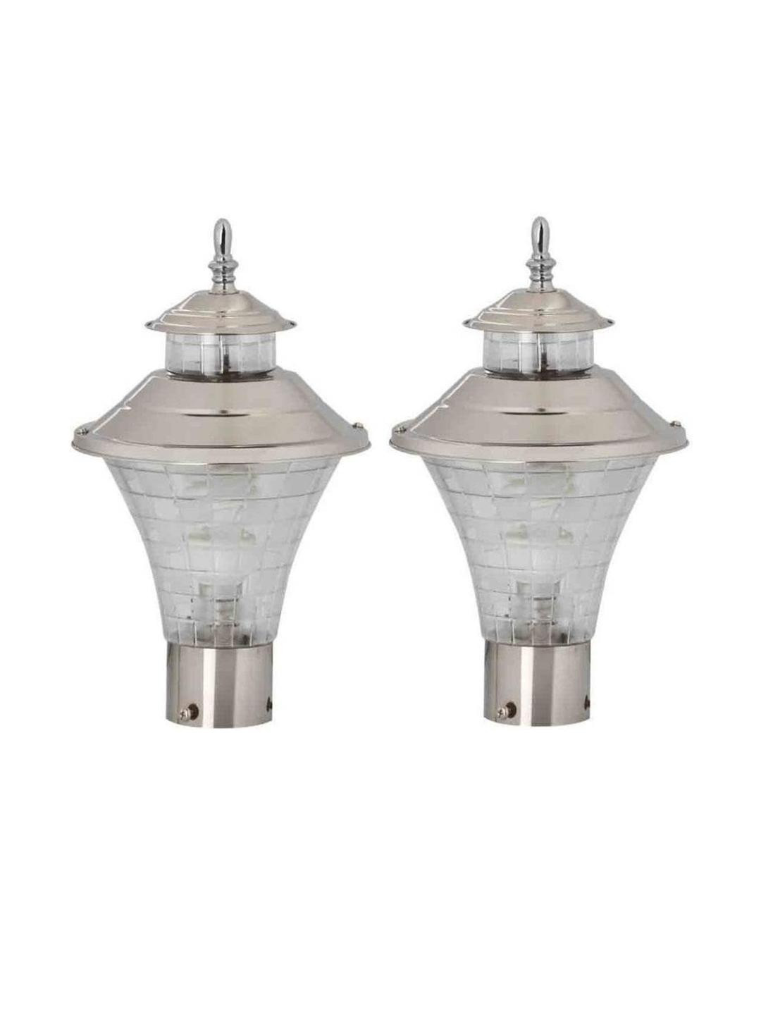 Somil Set Of 2 Frustum Waterproof Outdoor Gate Lamp