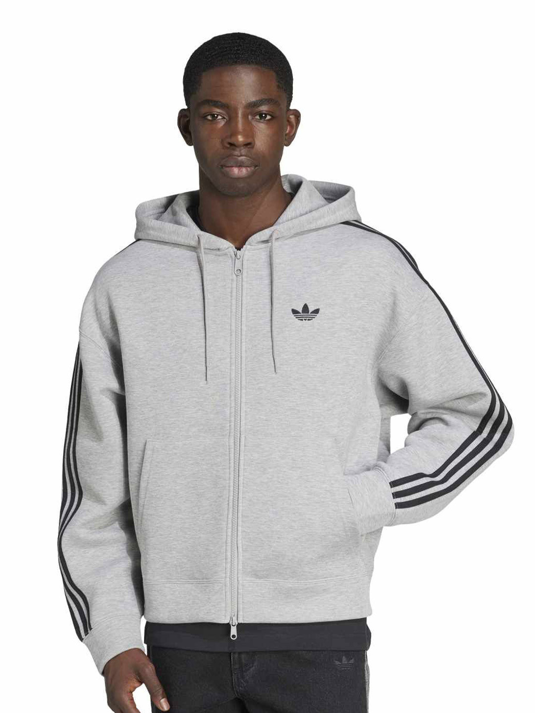 ADIDAS Originals Men Long Sleeve Hooded Pullover Cotton Sweatshirt
