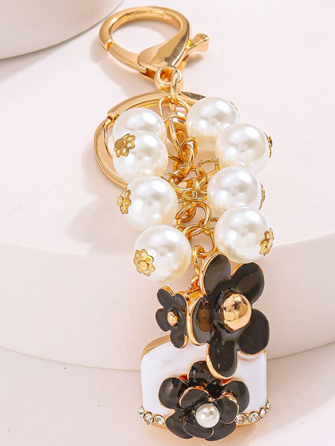 SALTY Daisy Love Pearl Bag Charm