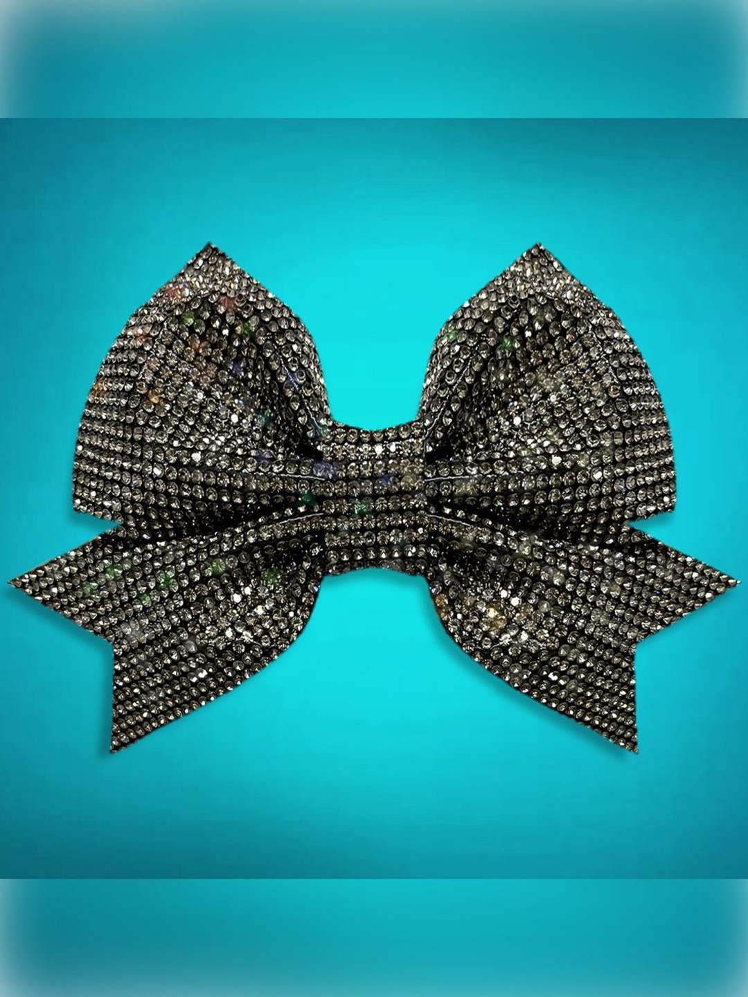 LYKAA Women Embellished Net Bow Clips