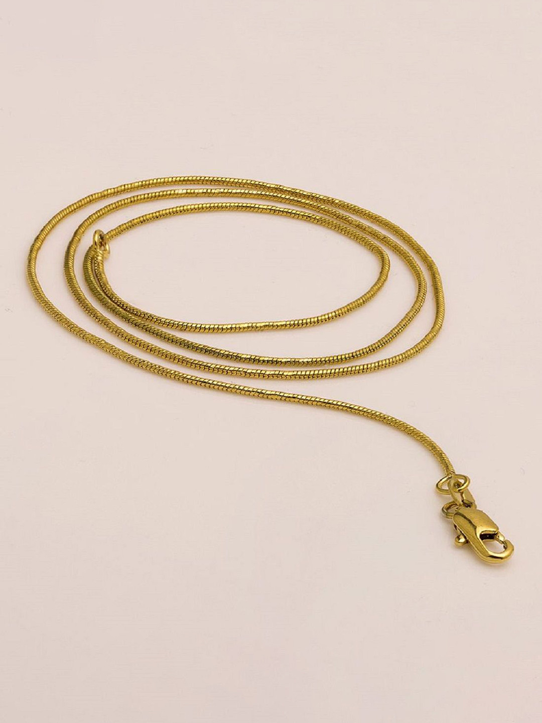 Xoonic Unisex Brass Gold-Plated Chain
