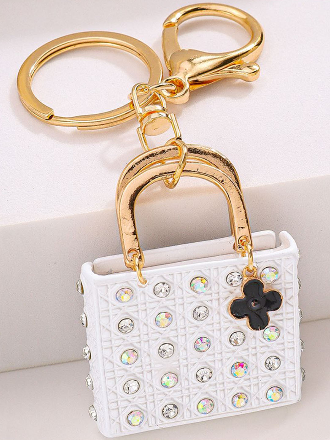 SALTY Studded Handbag Themed Bag Charm