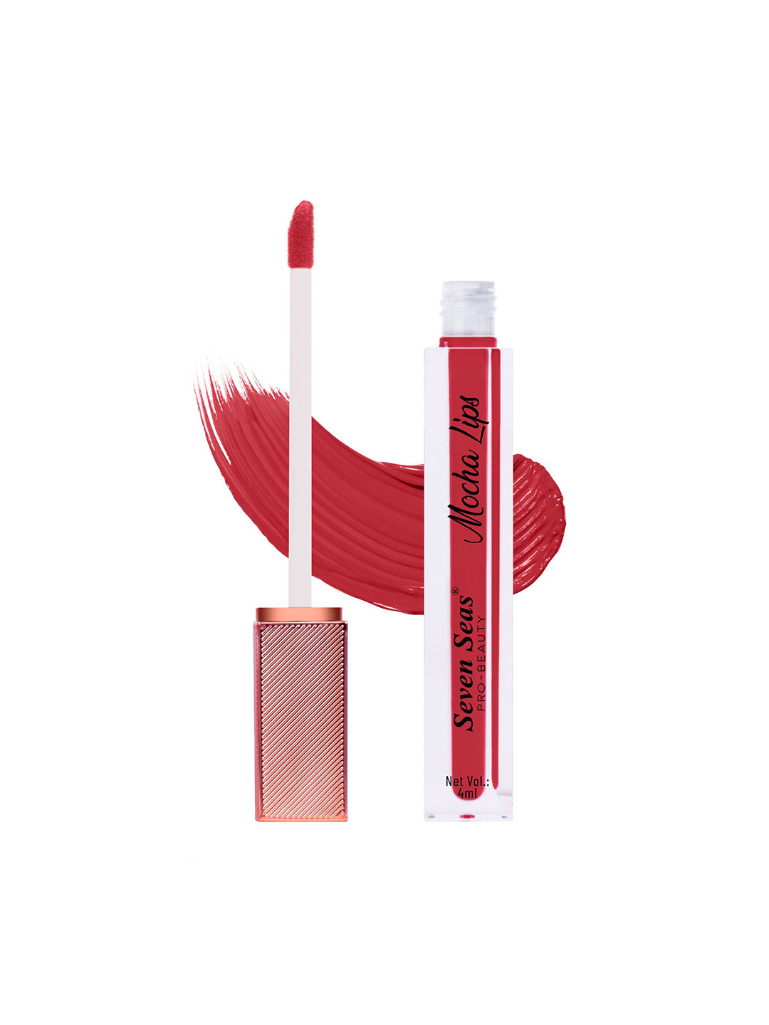 Seven Seas Mocha Lips Non Transfer Matte Liquid Lipstick - 4 ml - Shade 215