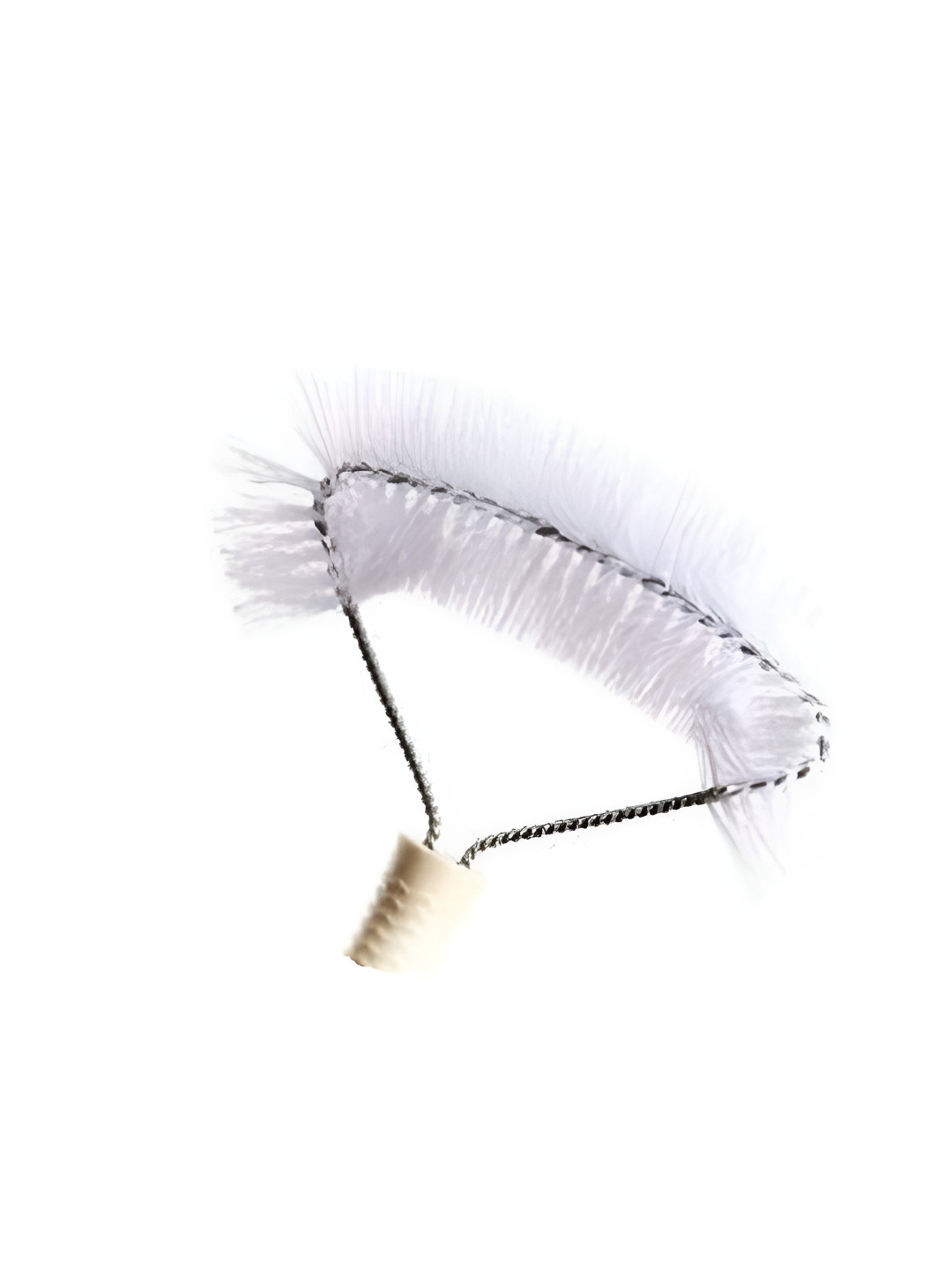 upkaranwale White & Cream Small Cleaning Brush Bath Accessories