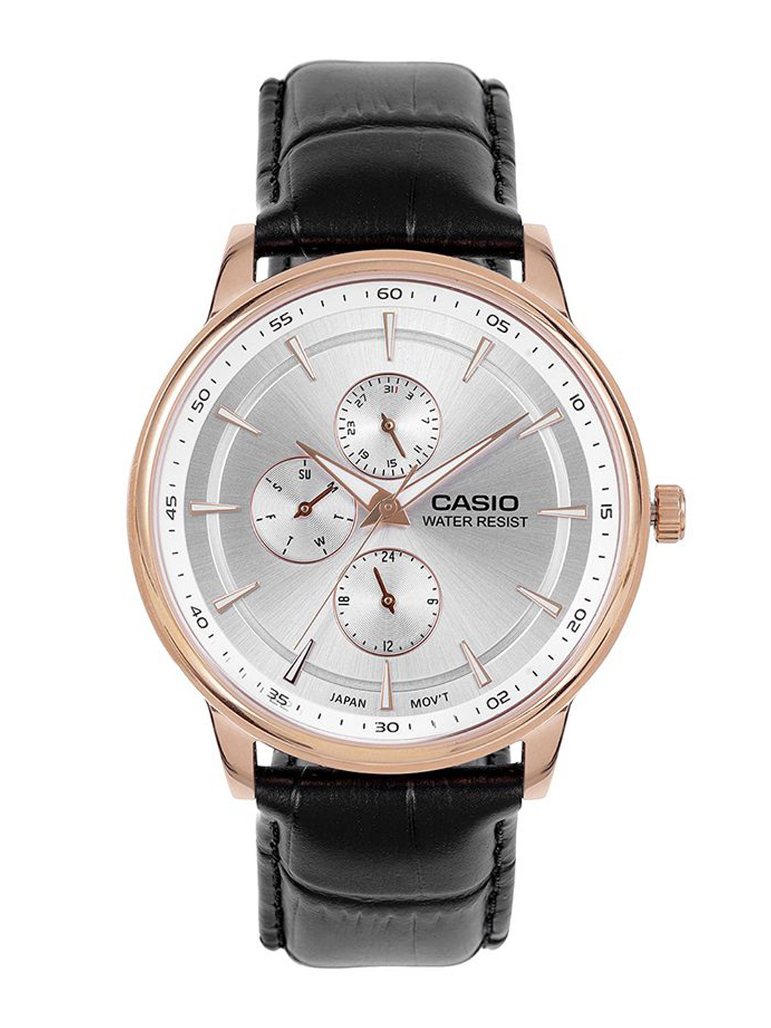 CASIO Enticer Men Leather Straps Analogue Watch A2461