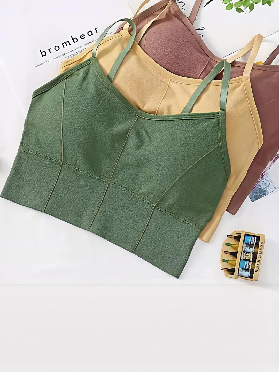 UNDER 1000 Pack Of 3 Full Coverage T-shirt Bra With All Day Comfort