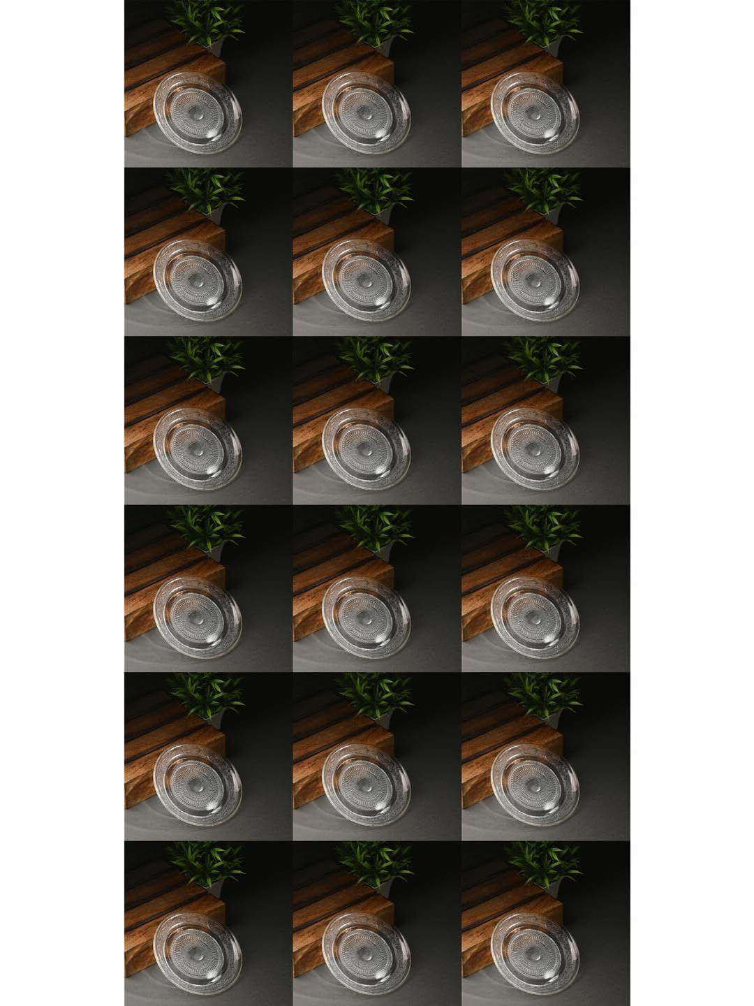 SOMIL Transparent 2025 18 Pieces Glass Dishwasher and Microwave Safe Plates