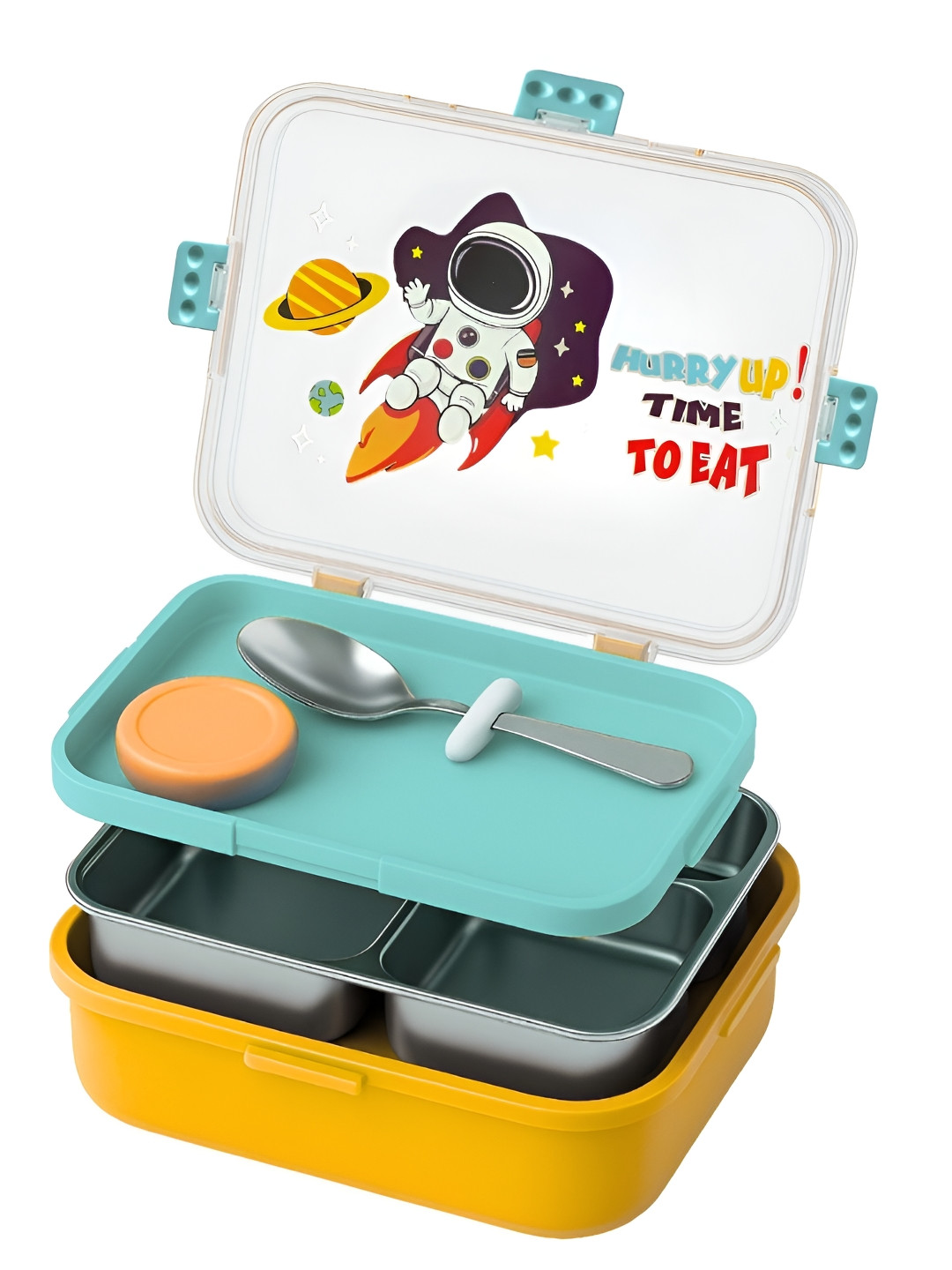 Tuco Intelligent Blue Stainless Steel Leak Resistant Lunch Box