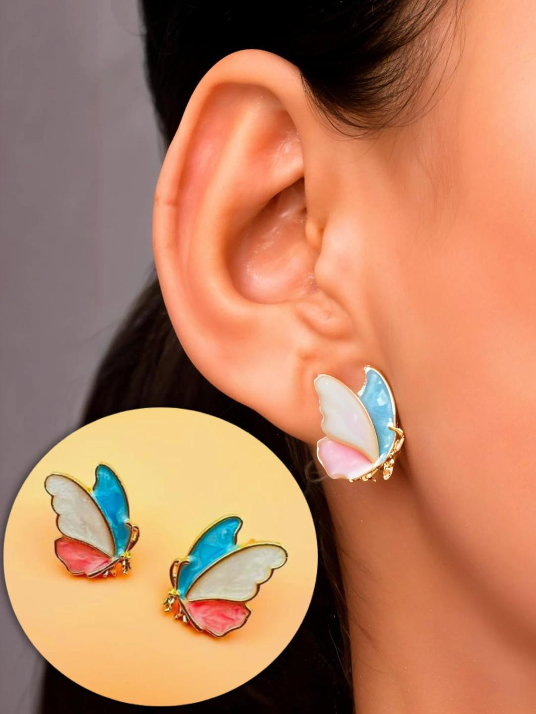 Delicate Alloy Earrings Set | Cute & Stylish Daily Wear Alloy, Brass Earring Set, Stud Earring