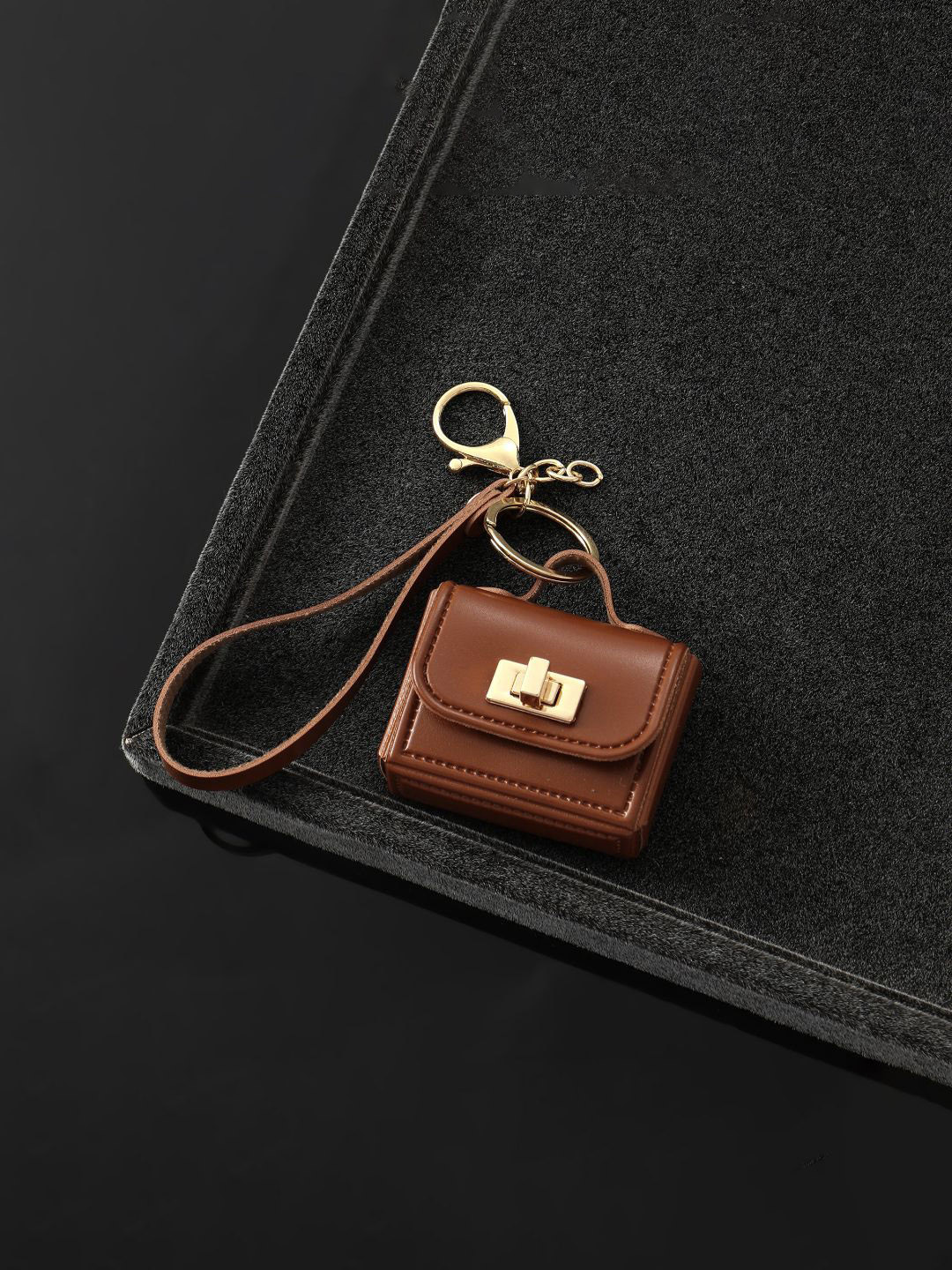 SALTY The Office Mini Leather Bag Charm