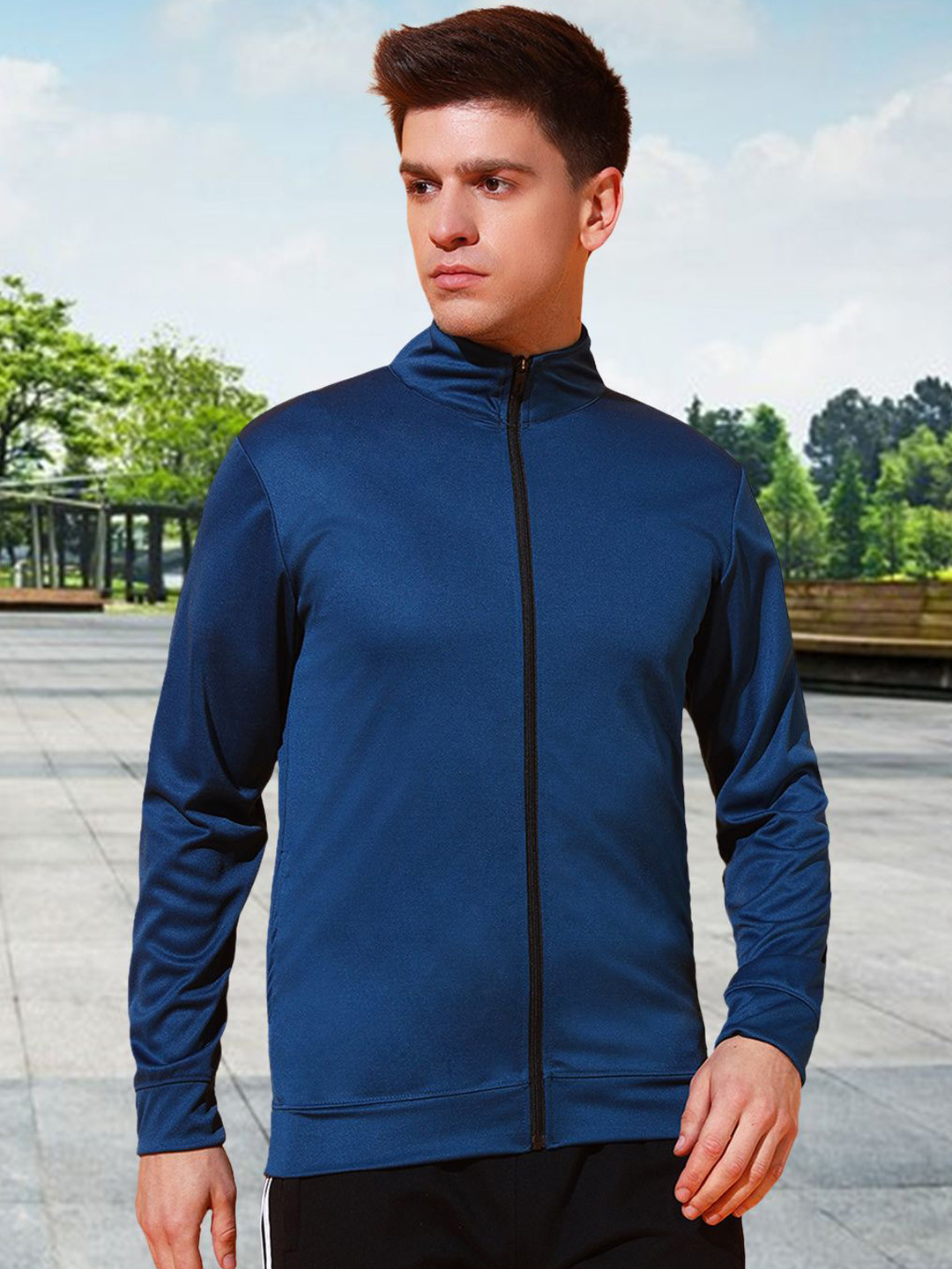 Unicus Apparel Men Windcheater Training or Gym Bomber Jacket