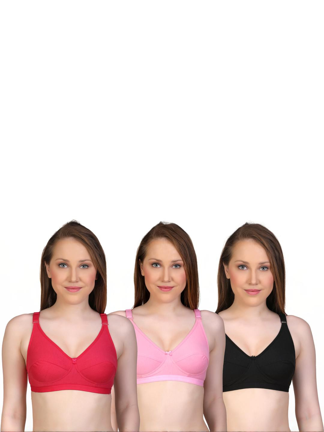 JDAYESHA Pack of 3 Everyday Bra