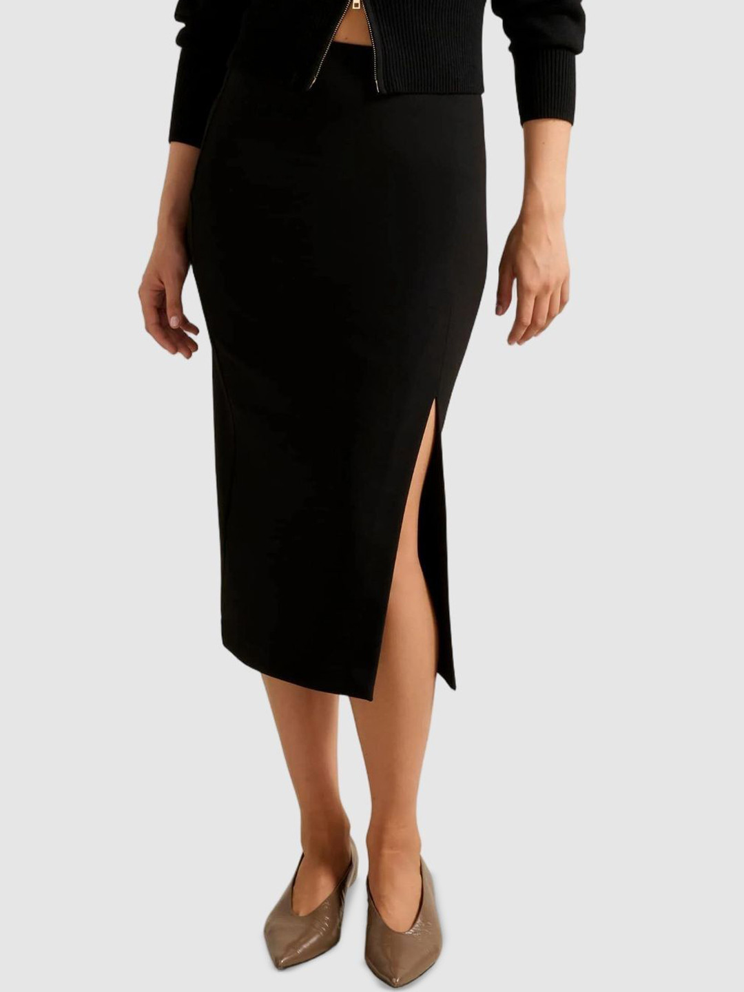 Forever New Pencil Midi Skirt