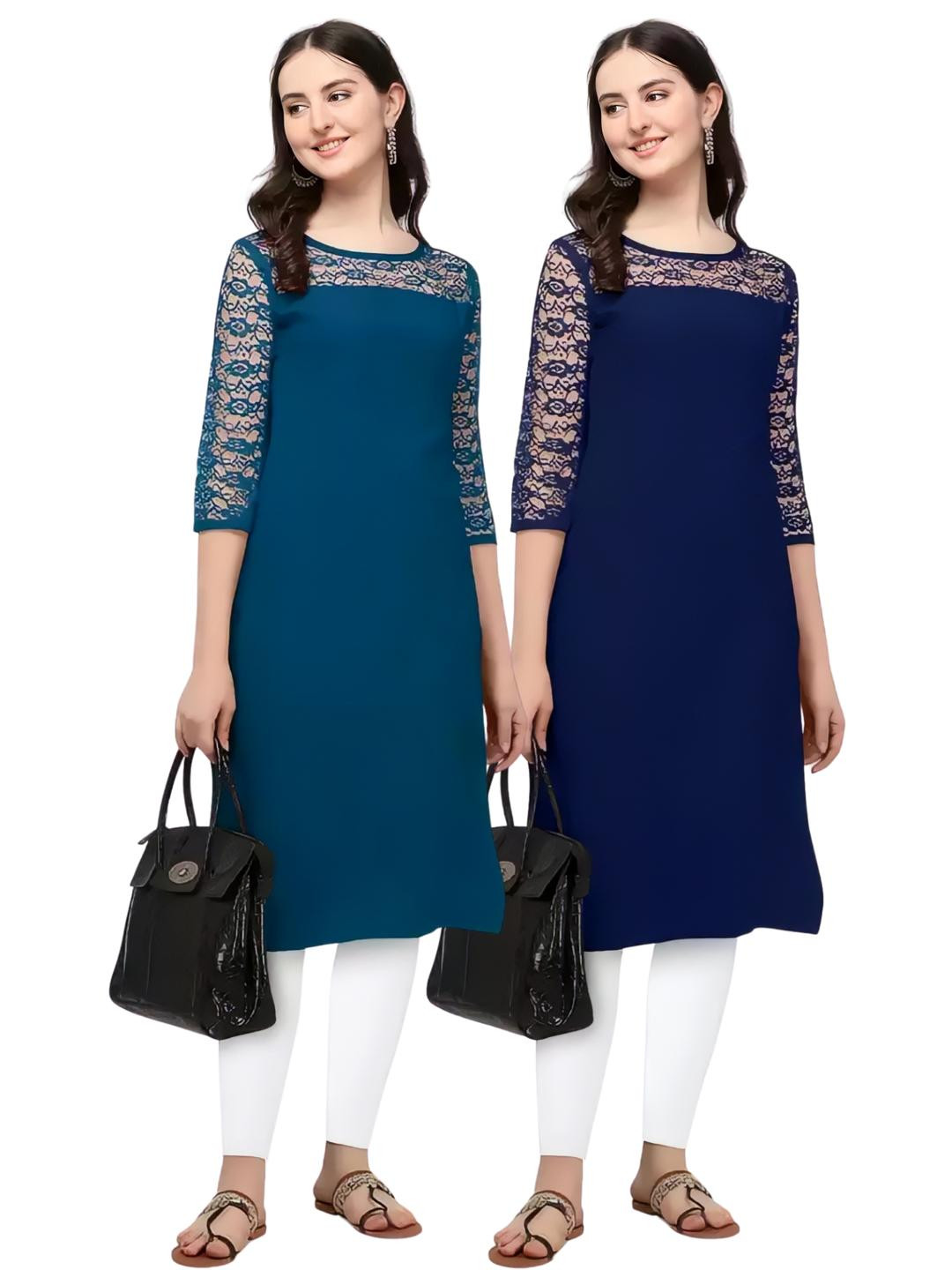 HIALTO Women Blue Other Kurtis
