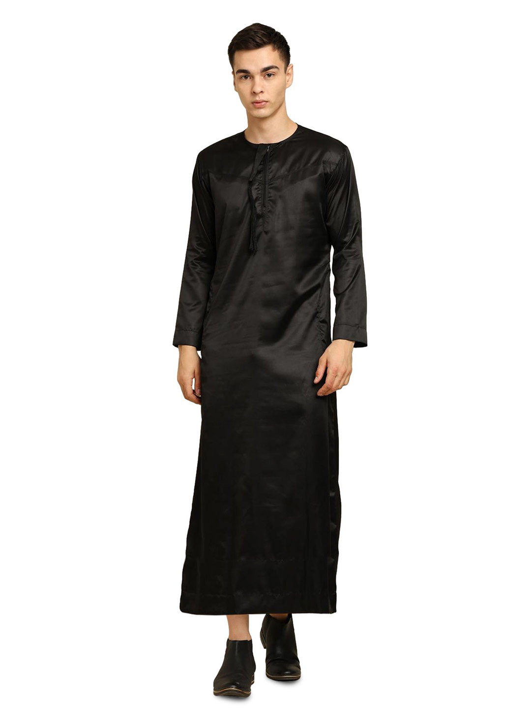 URBAN KANYA Men Solid Round Neck Kurta