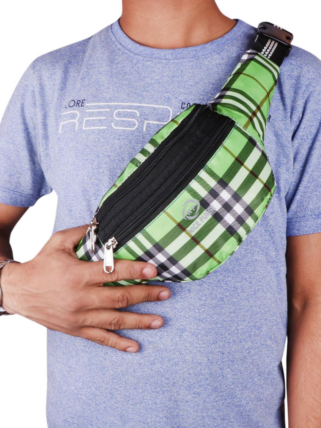 NICE PURSE Water Resistant Adjustable Travelling Waist Pouch