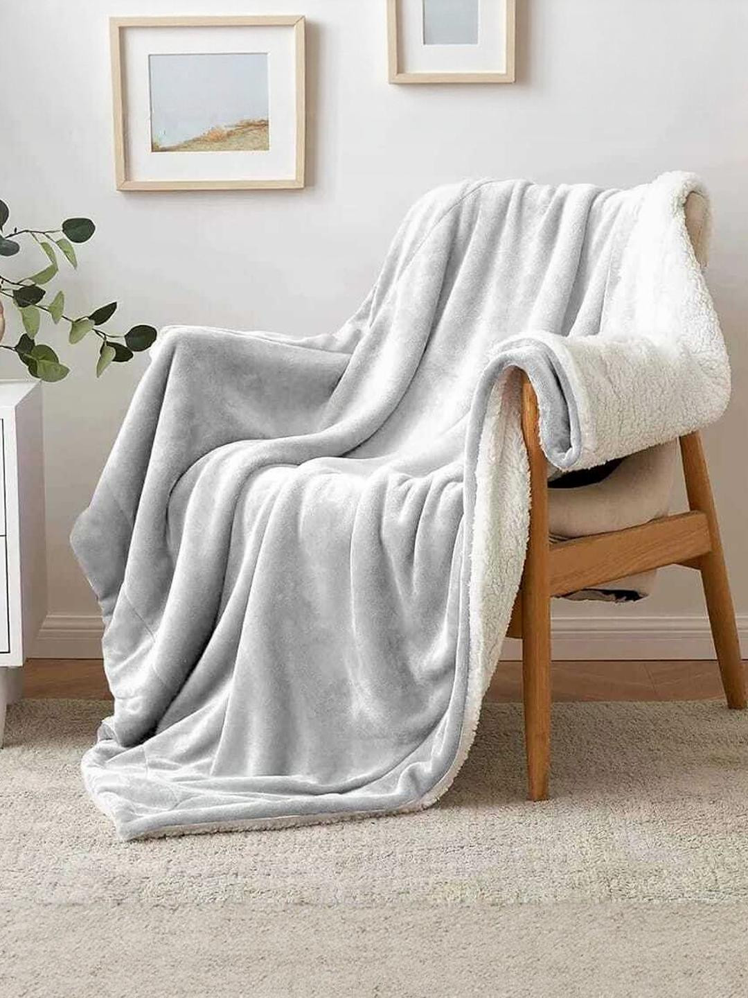 Doristyle Silver 500 GSM Double Bed Blanket