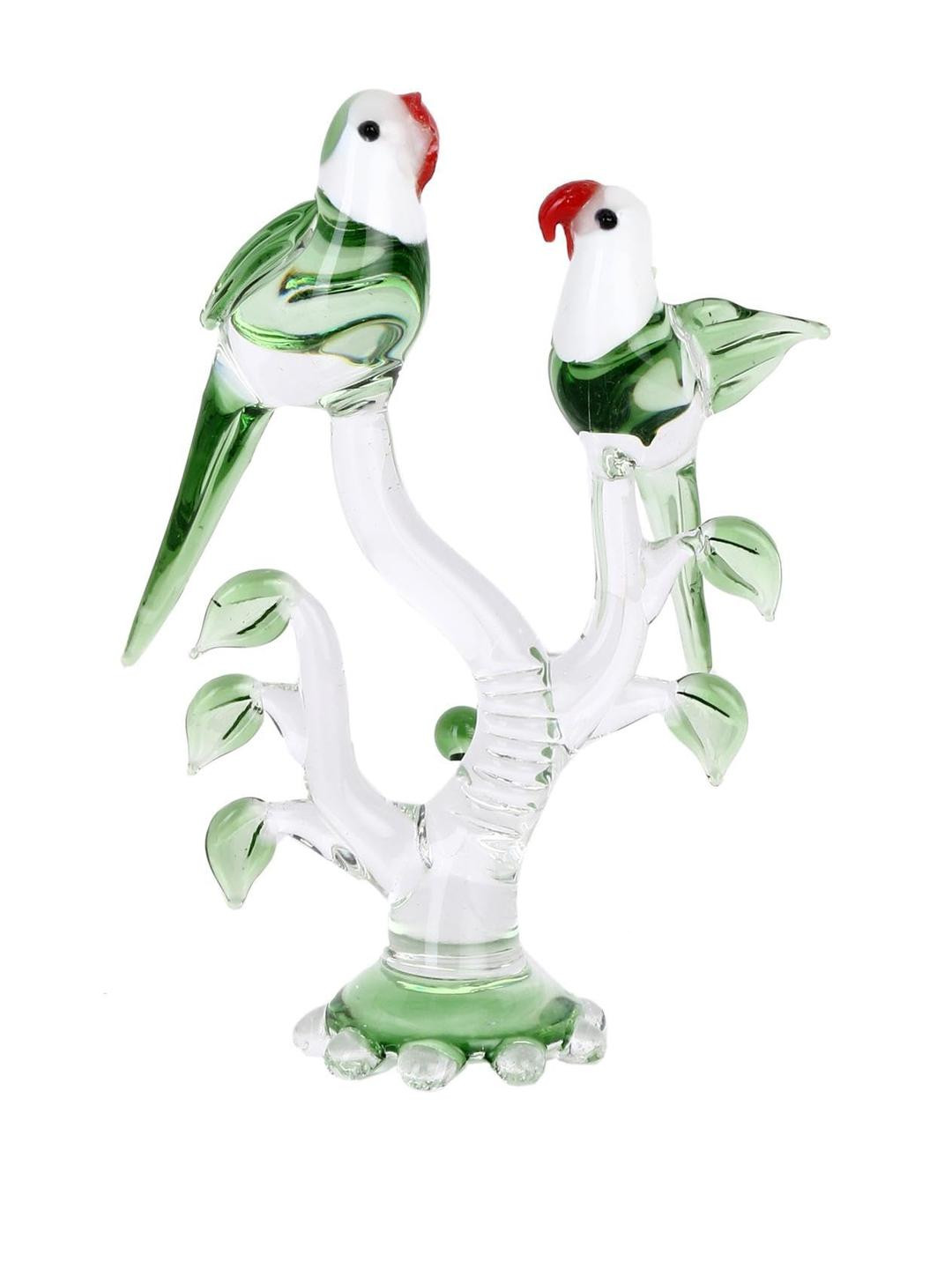 SOMIL Green Parrot idol Showpiece for home decorative