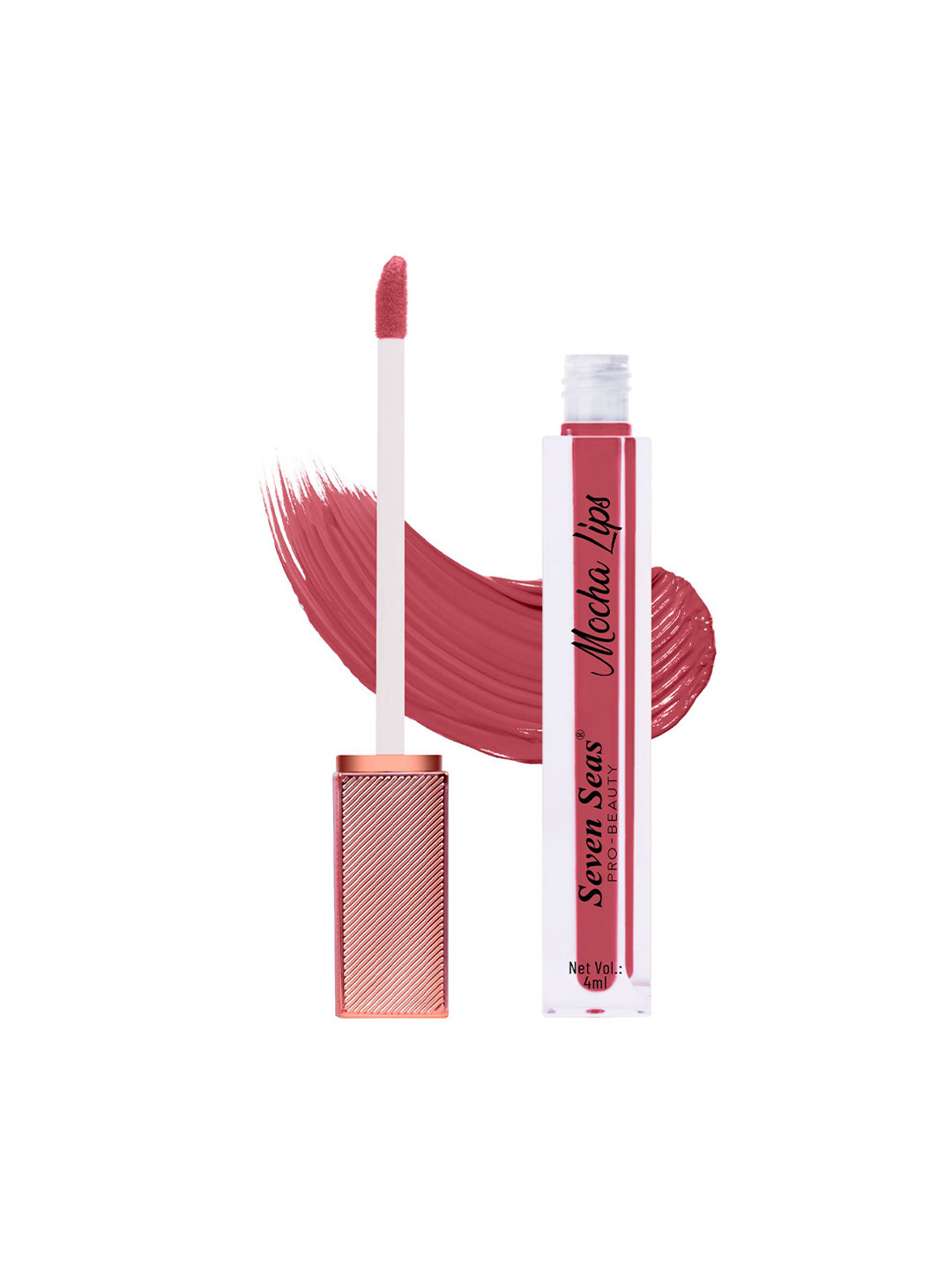 Seven Seas Mocha Lips Non Transfer Matte Liquid Lipstick - 4 ml - Shade 222