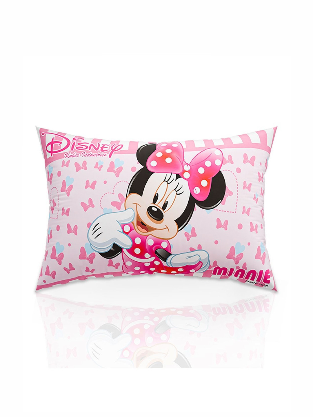Aura Pink & Black Disney Printed Ultra Soft Baby Pillow