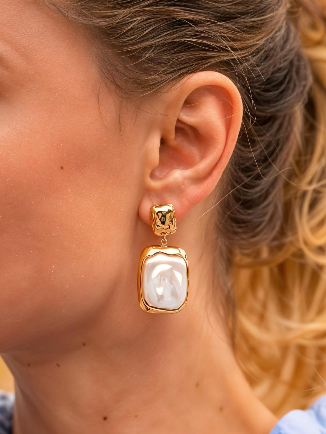 Trendy Enamel Tassel Drop Earrings for Women & Girls