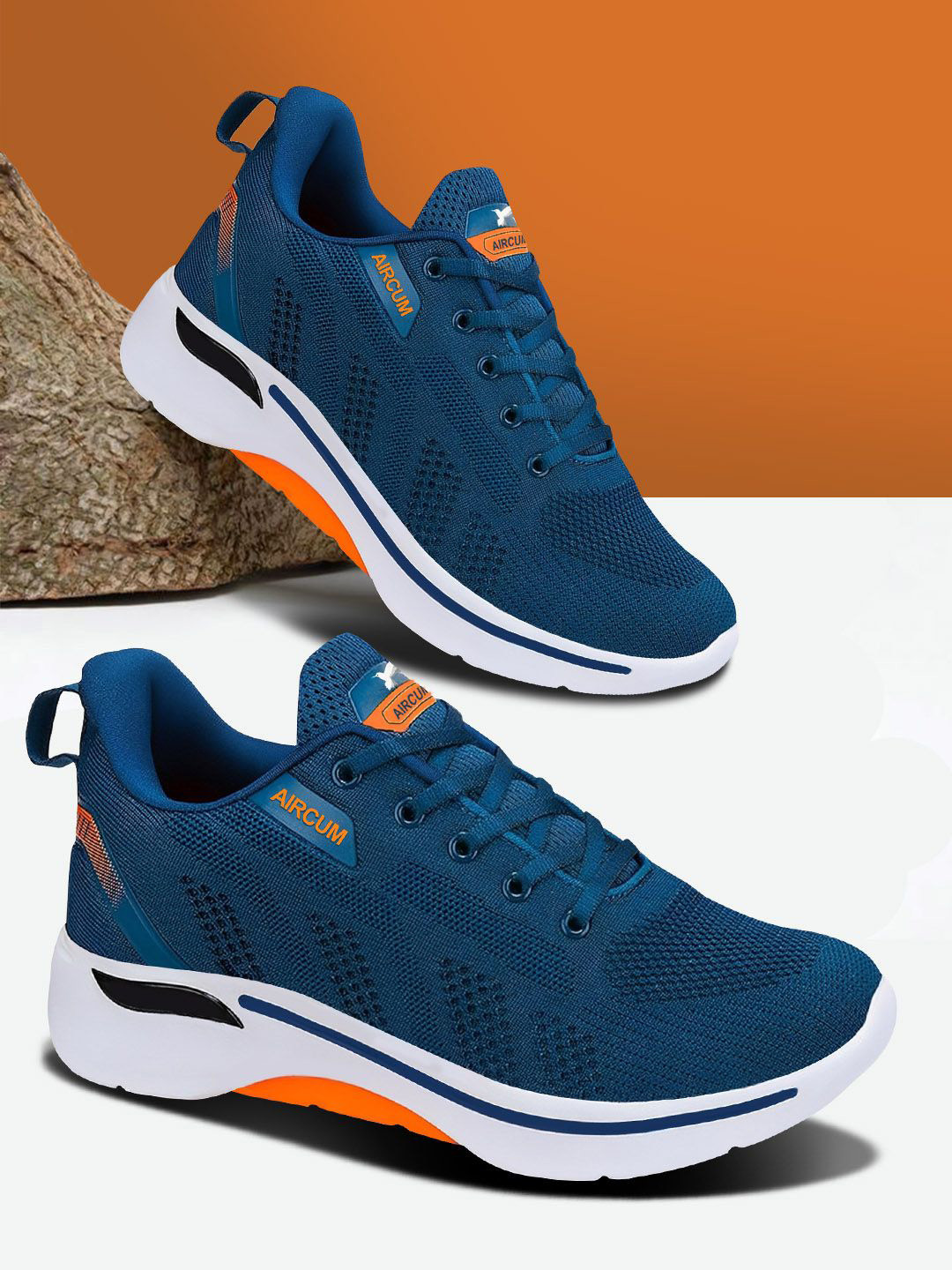 Aircum Men Textured Mesh Regular Sneakers