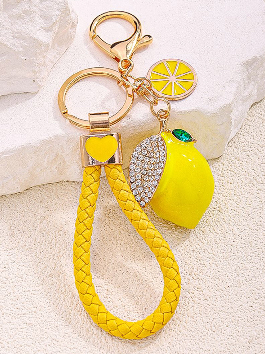 SALTY Yellow Zestie Lemon Bag Charm
