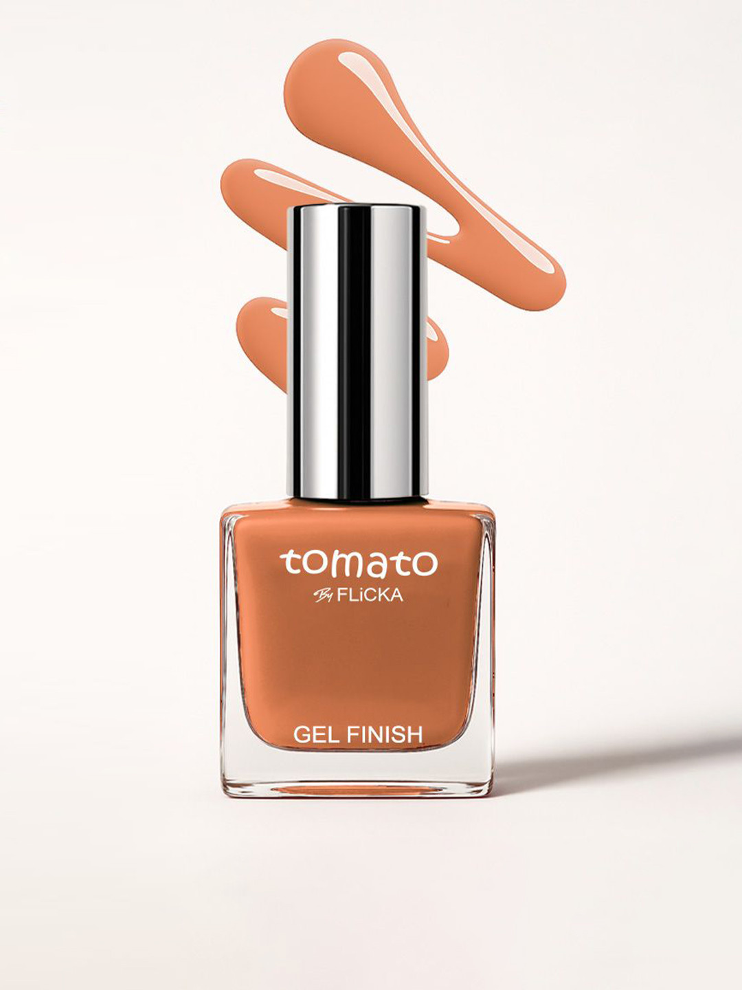 FLiCKA Tomato Long Lasting Quick Dry Gel Finish Nail Polish 9.9 ml - Shade 20