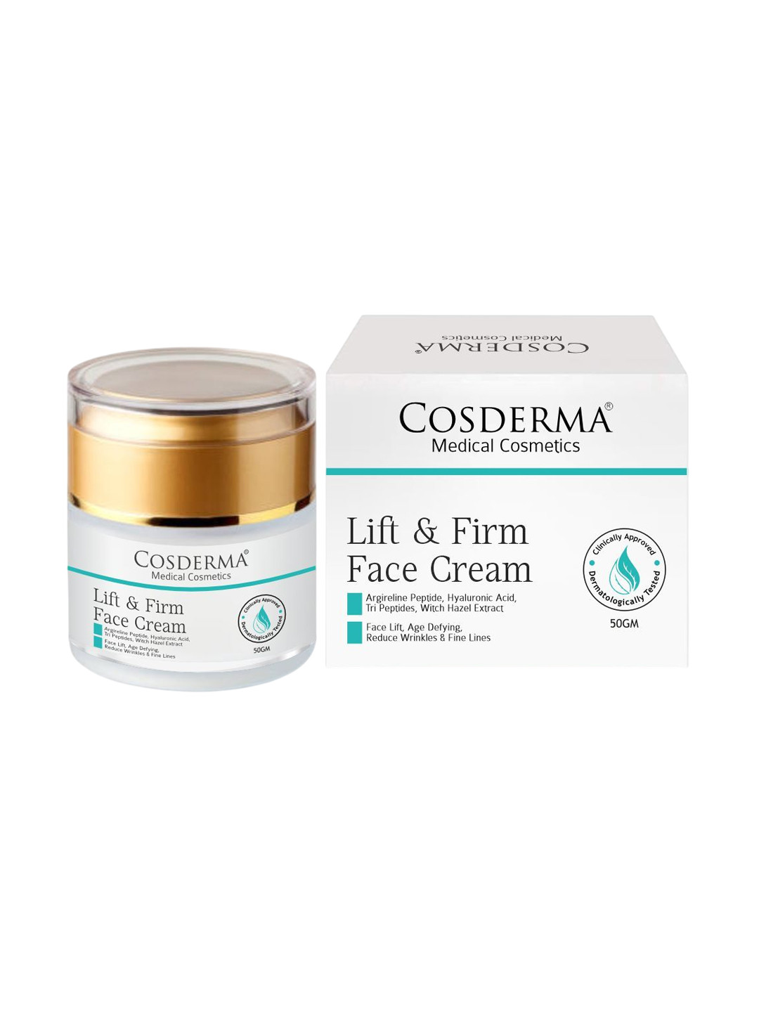 COSDERMA Lift & Firm Face Cream With Hyaluronic Acid - 50 g