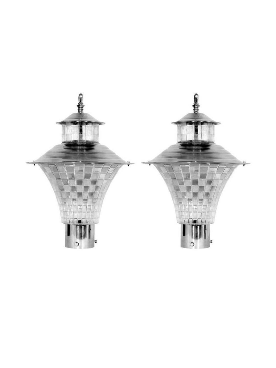 Somil Set Of 2 Frustum Waterproof Outdoor Gate Lamp