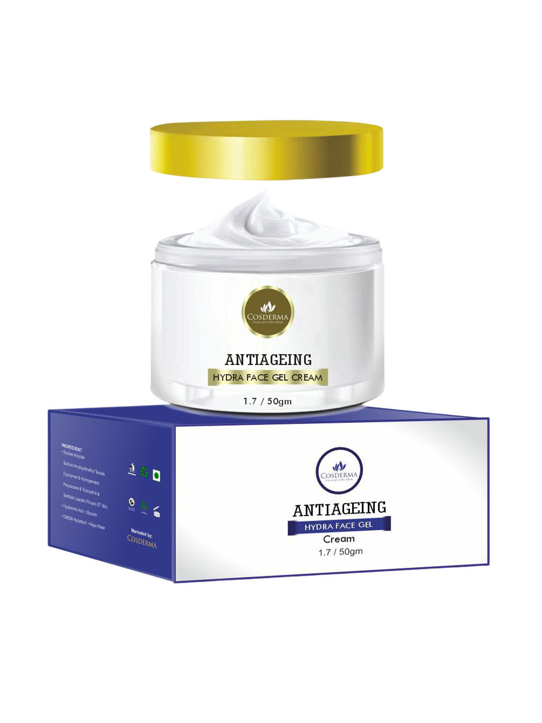 COSDERMA Antiageing Hydra Face Cream- 50 g