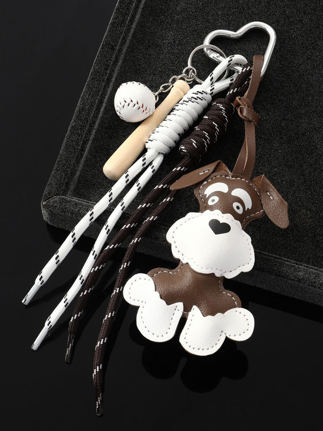 SALTY Cute Leather Harajuku Puppy Bag Charm