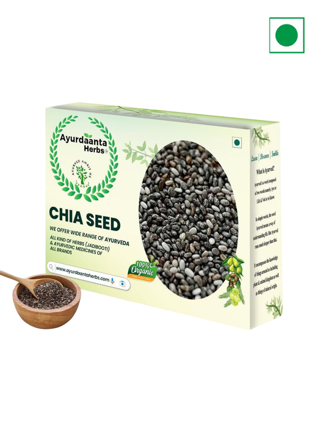AYURDAANTA HERBS Chia Seed - 900 g