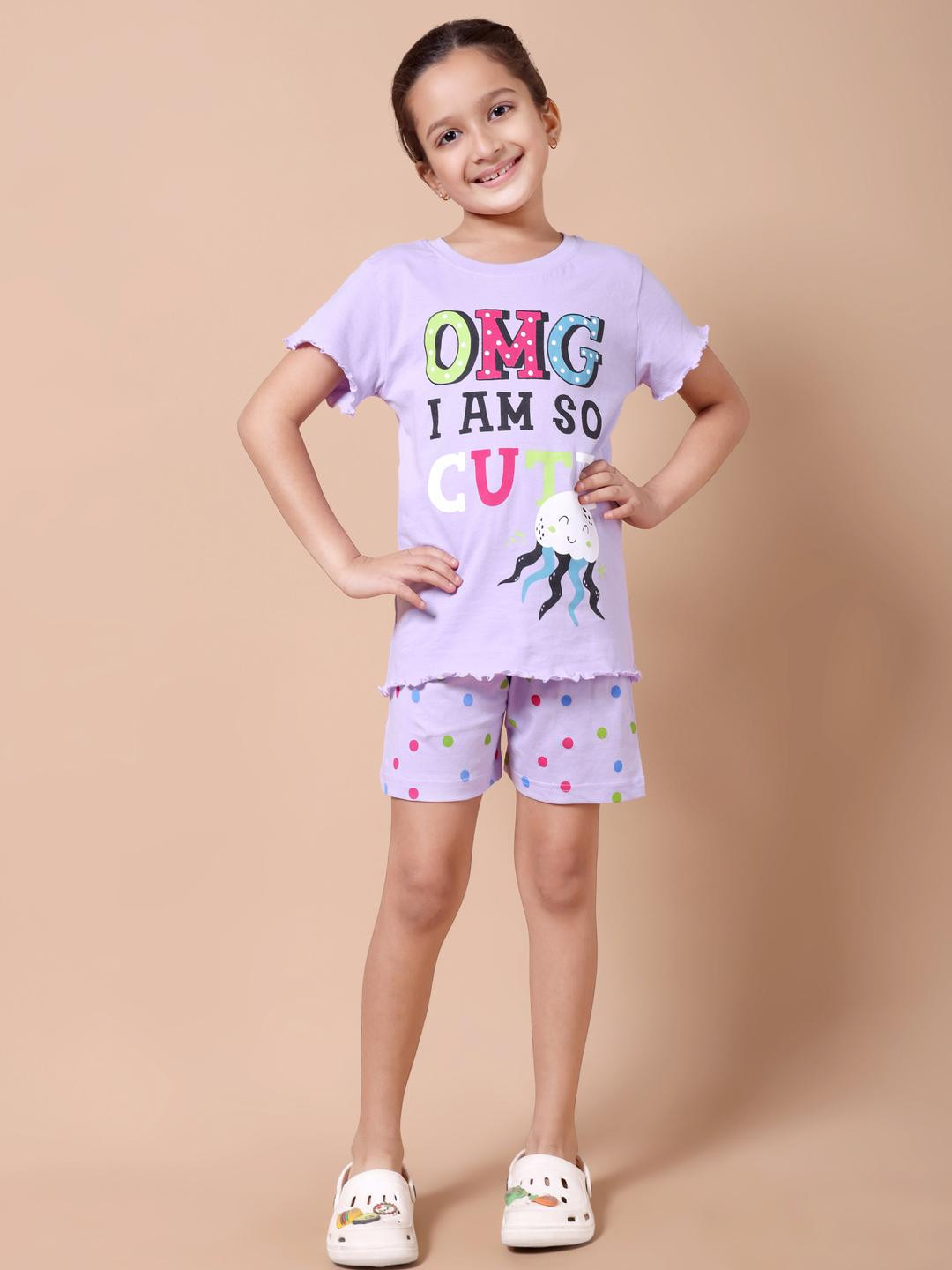 FREEZE & FROST Girls Lavender Clothing Set