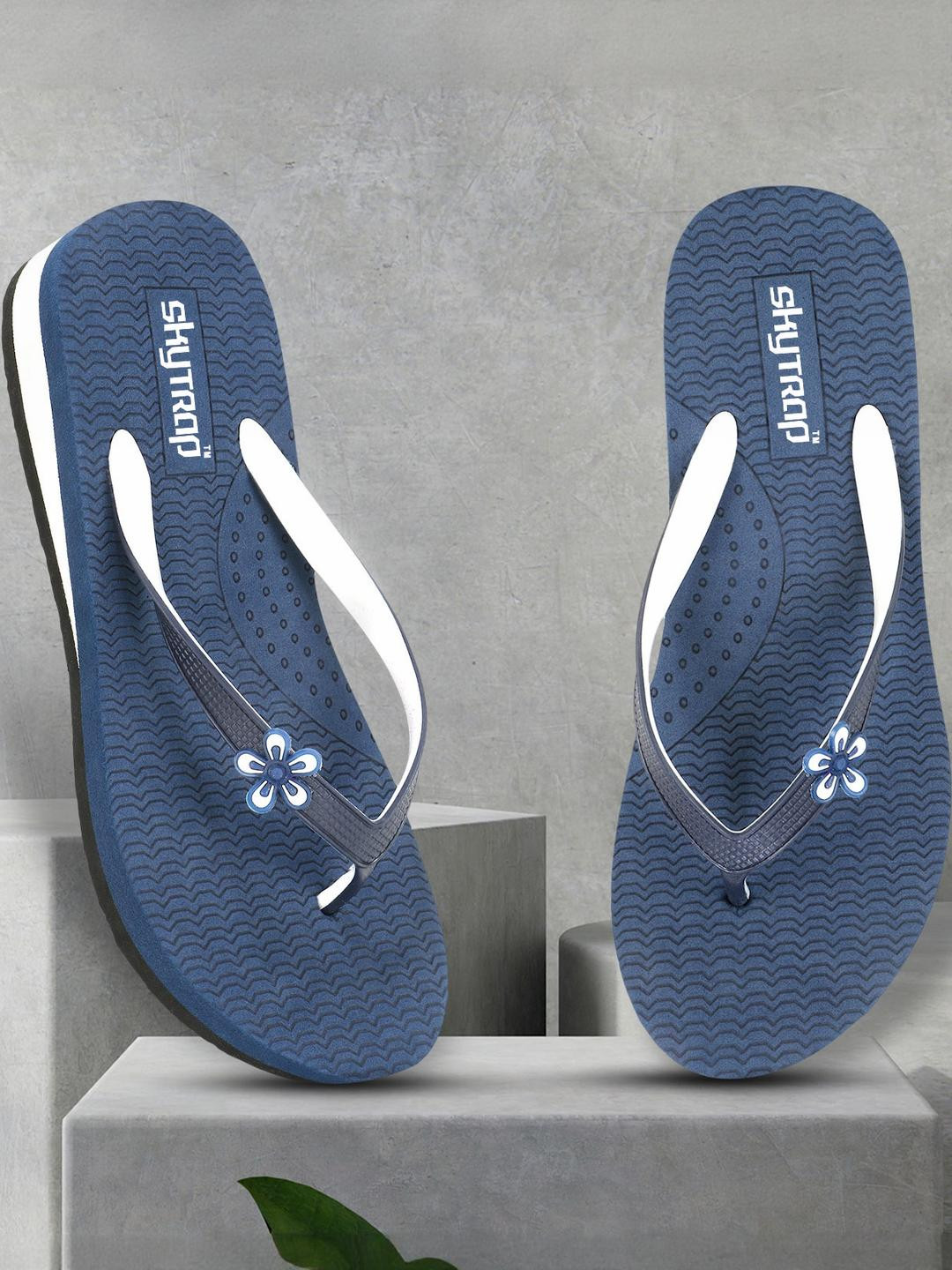 Skytrap Women Blue Flip Flops