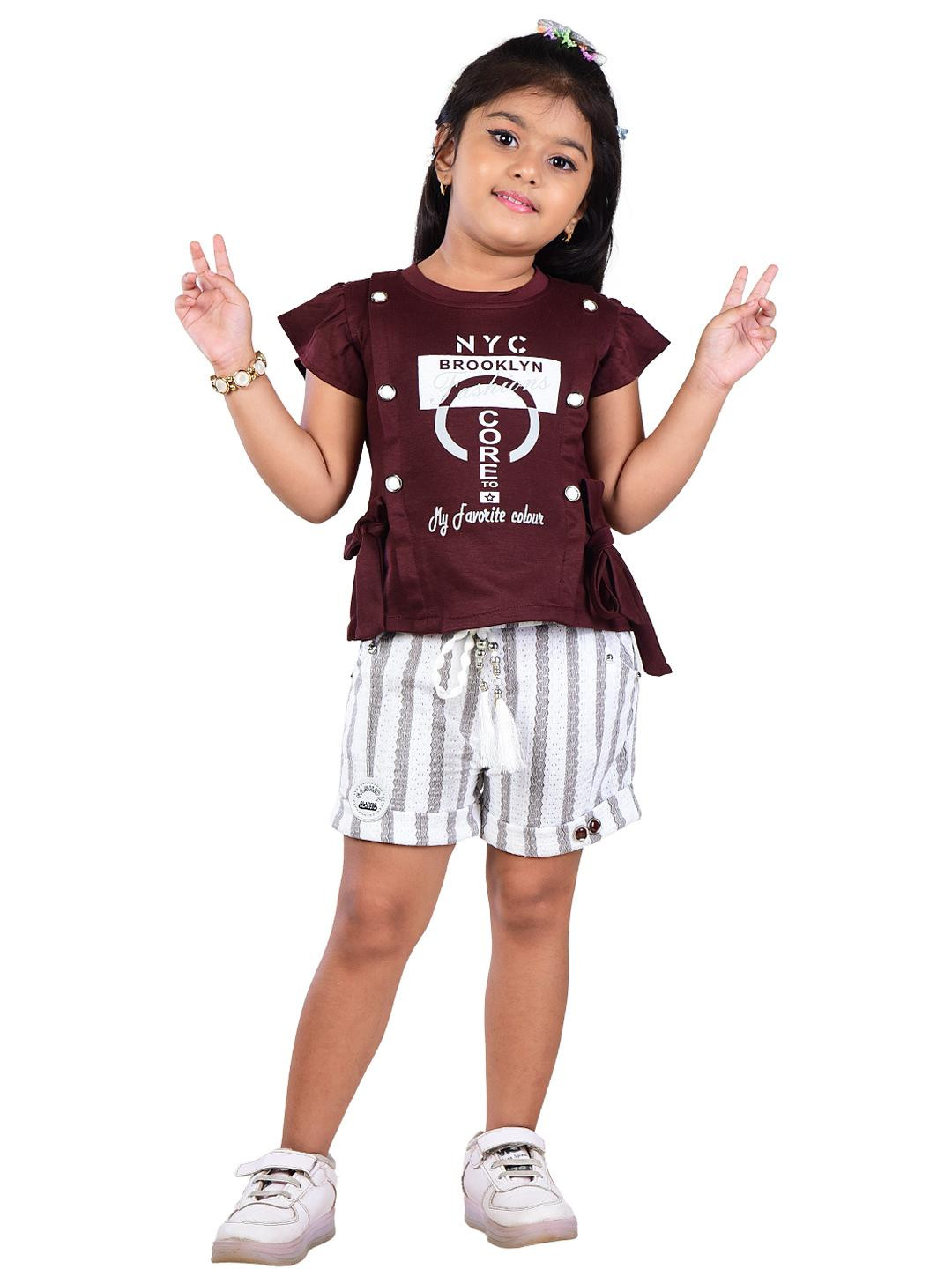 WORTON FASHION Girls Clothing Set