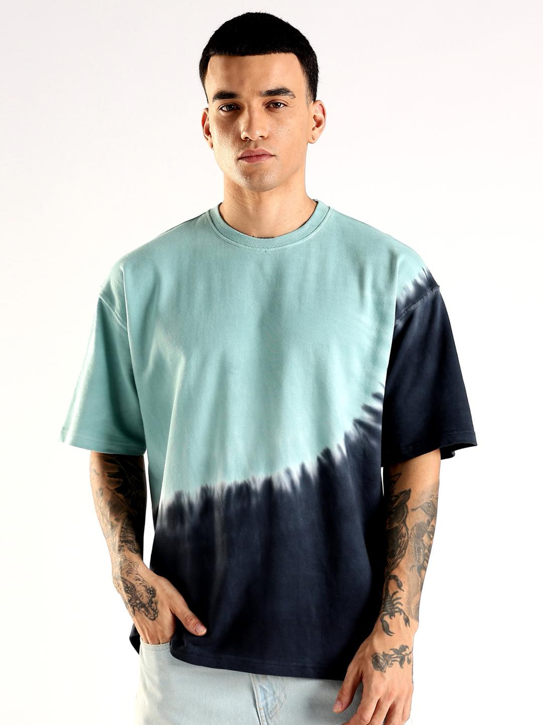 ADRO Men Blue Tshirts